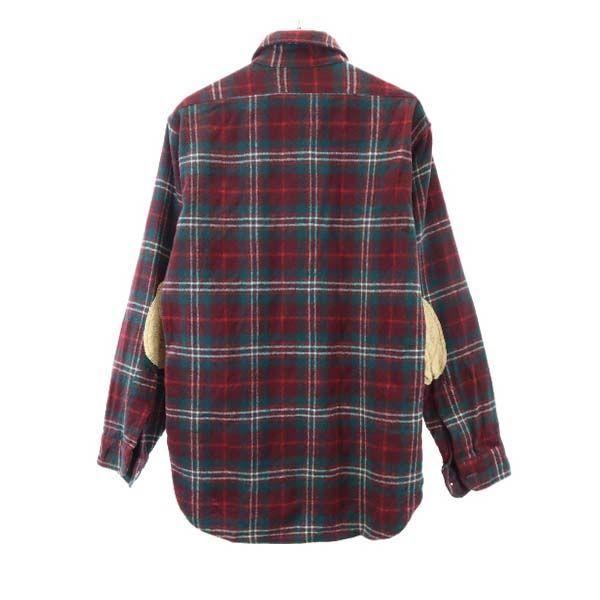 PENDLETON 70s 80s Wool Made in USA Vintage check Long sleeve shirt Men's Used