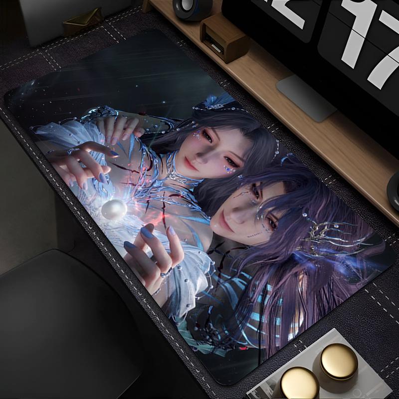 Mouse Pad PC Gaming Accessories Keyboard Pad Love And Deepspace Anime Desk Mouse Mat Laptop Cool Rafayel Mousepad For Girl Gift