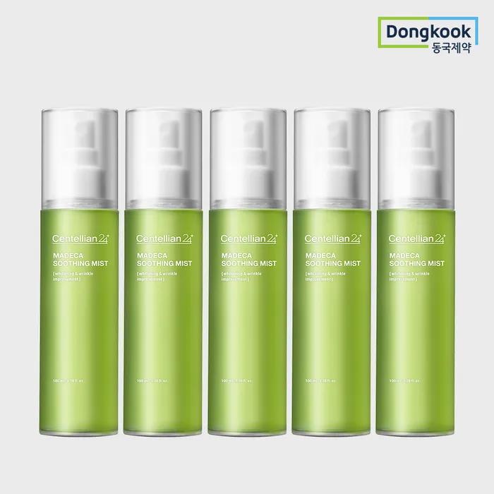 

Centellian24 Успокаивающий мист 100 мл x 5 с экстрактом центеллы азиатской и TECA для увлажнения, успокоения, осветления и ухода за морщинами