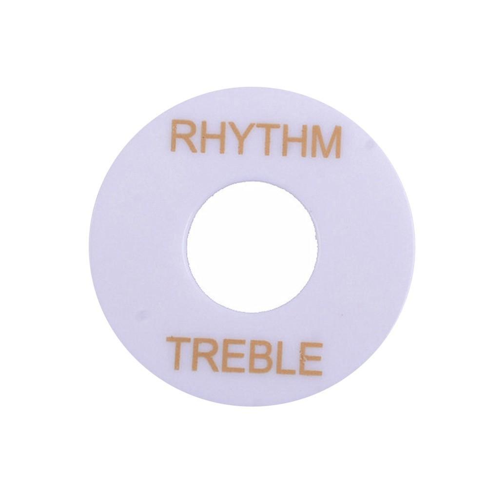 

Кольцо переключателя ритма/высоких частот для замены гитары Gibson Les Paul белый