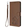 Applicable iPhone17promax iPhone leather case17AiR Heart-shaped cat flip cover card holder15Pro Protective Sleeve