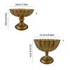 Distressed Gold Vases Indoor Decorative Flower Container for Sitting Room Or Garden Setting