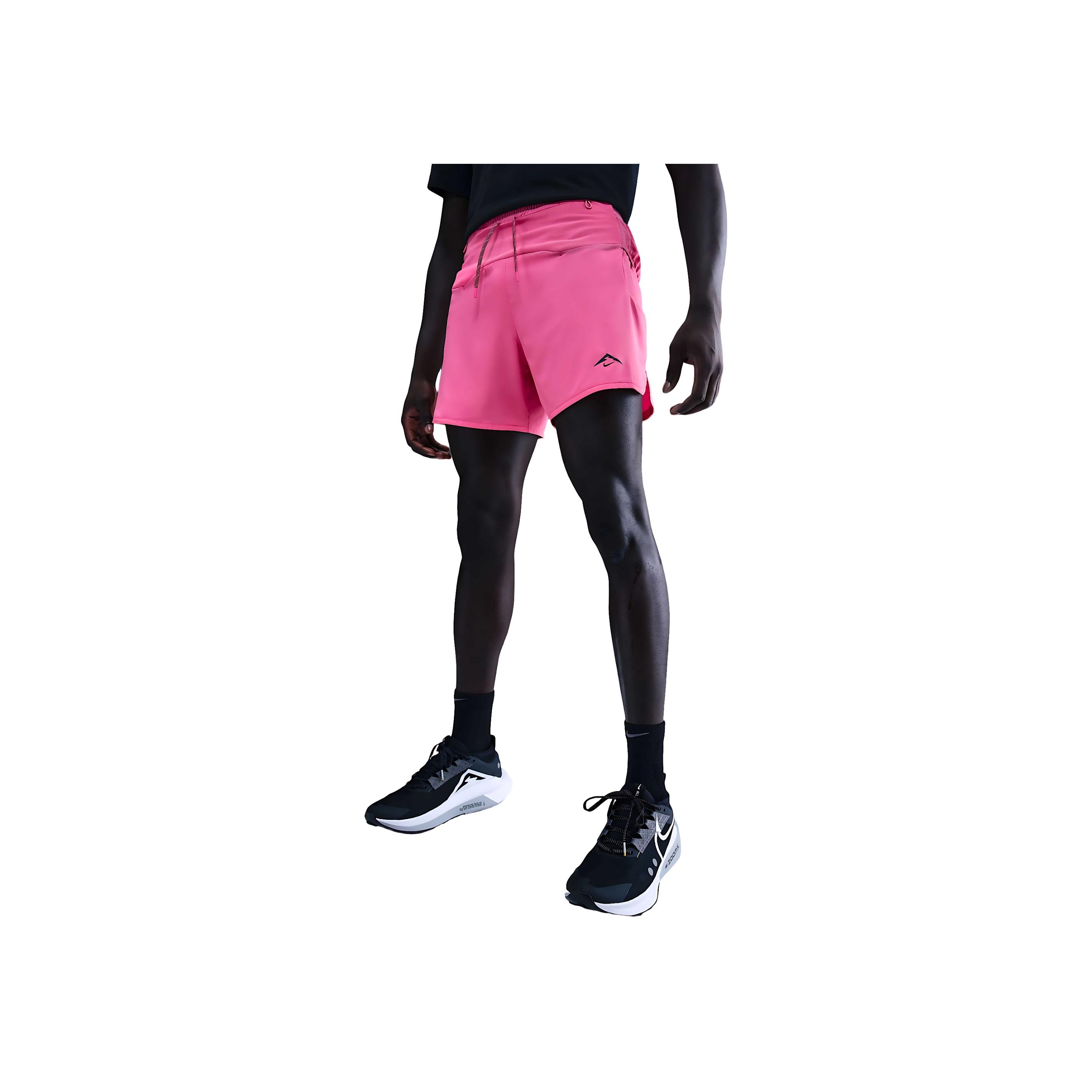 Nike Dri-Fit Solid Comfortable Lace-Up Running Shorts Men shorts Pink HJ3572-684 M