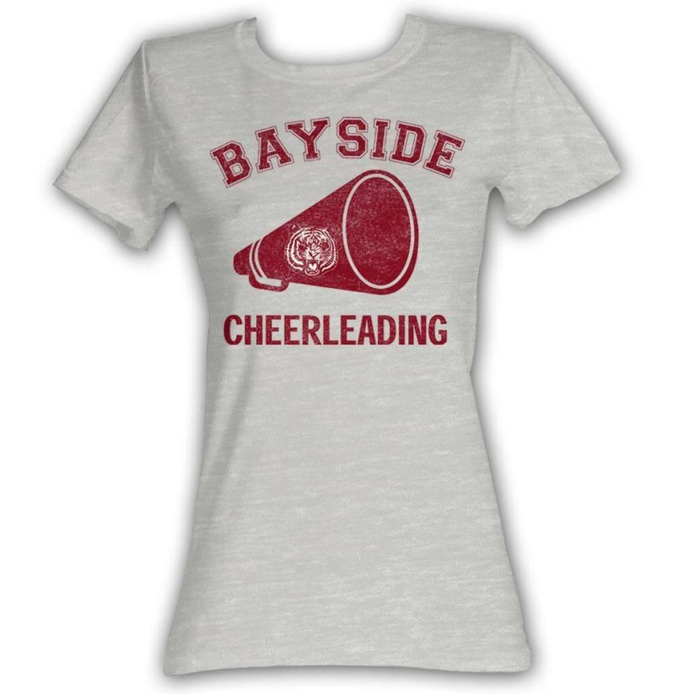 

Saved by the Bell Cheerleading Gray Junior Women s T-Shirt M