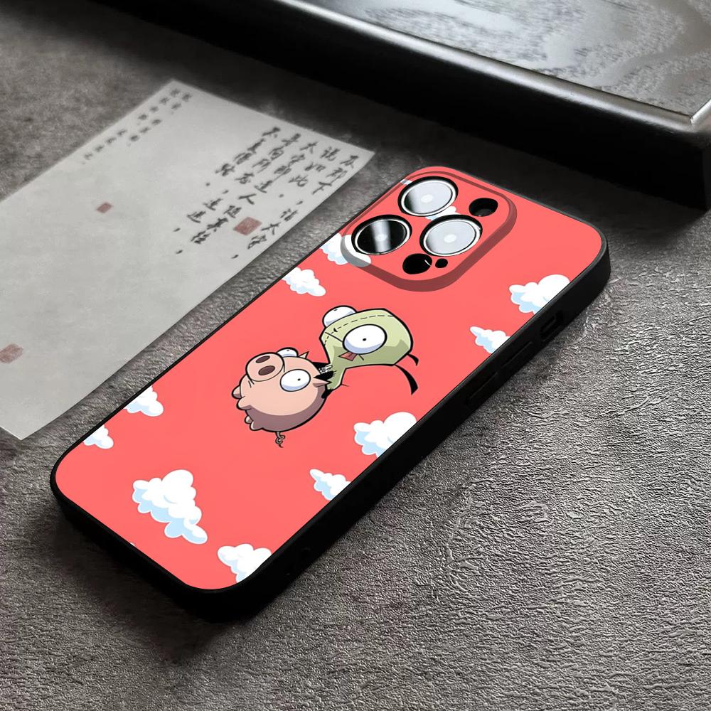 Invader Zim Phone Case For 17 Pro Max For Iphone 14 16 Pro Max 12 15 11 13 Pro Xr X Xs 8 7 Plus Back Cover