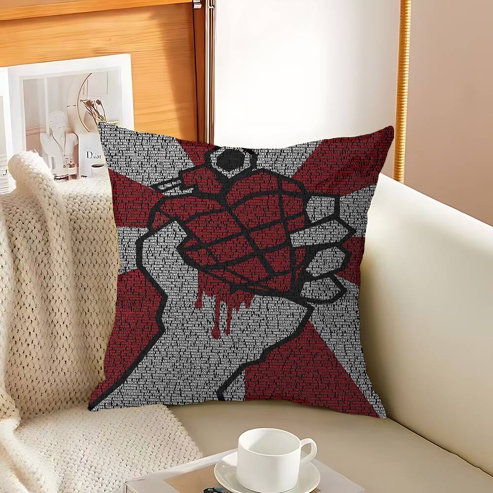 

Rock Band G-Green Day Personalized Pillow Cover Kids Bedroom Wild Party Decor Pillowcase Kid Birthday Shower Gift 12x12Inch
