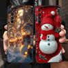 Christmas Snowman Soft TPU For Realme 13 12 11 10 9 Pro Plus GT3 GT2 C21 C25 C35 C53 C55 C67 Pro 5G Phone Case Cover Fundas Bags