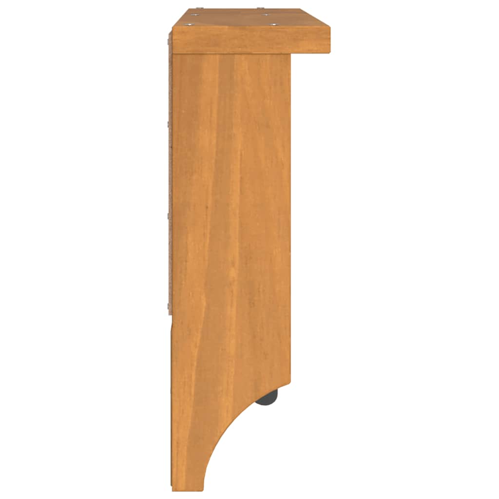 Wieszak Ścienny Na Ubrania Sandnes 87X12X35Cm Drewno Lite Sosna