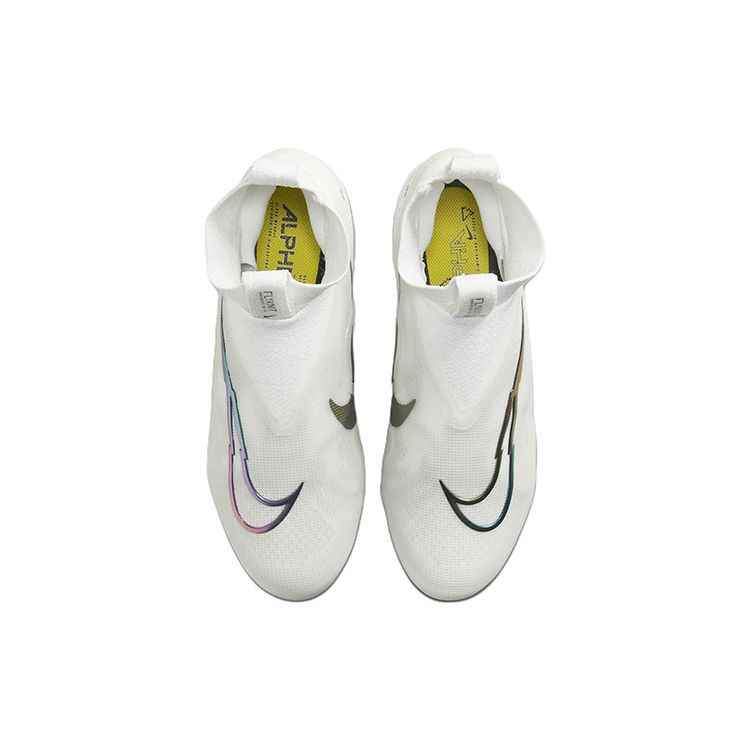 Nike Alpha Menace Elite 3 White Particle Grey Men Sneakers Opti-Yellow Black CT6648-106