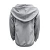 Women's Solid Color Zipper Hooded Cardigan Long Sleeved Sweatshirt Jacket