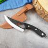Hand-forged Boning Knife with Sheath High Carbon Steel Meat Cleaver Multi-function Chef's Knife