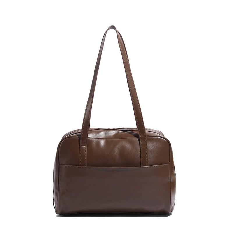 Autumn and Winter New Shoulder Crossbody Leather Large-capacity High-end Niche Commuter Bag