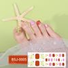 Gel Toenail Stickers Gel Manicure Stickers 3D Phototherapy Nails Semi-cured Toenail Stickers