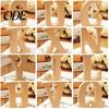 Freistehende A-Z Holz Holzbuchstaben Alphabet Hängende Hochzeit Heim Party Deko