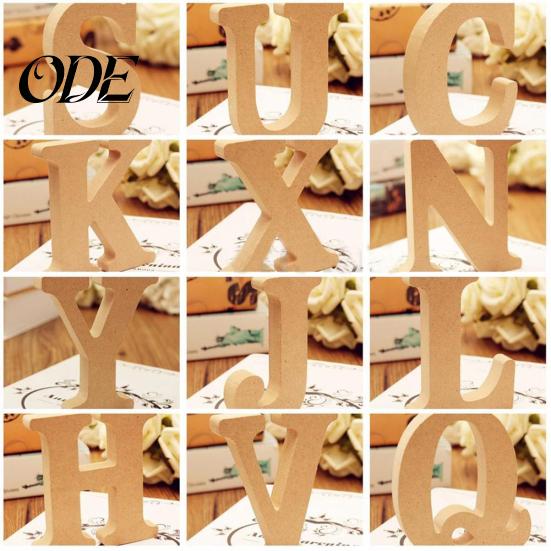 Freistehende A-Z Holz Holzbuchstaben Alphabet Hängende Hochzeit Heim Party Deko