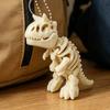 Keychain Pendant, 3D Printed Skeleton Dinosaur Keychain, Lightweight Backpack Handbag Charm for Everyday Use