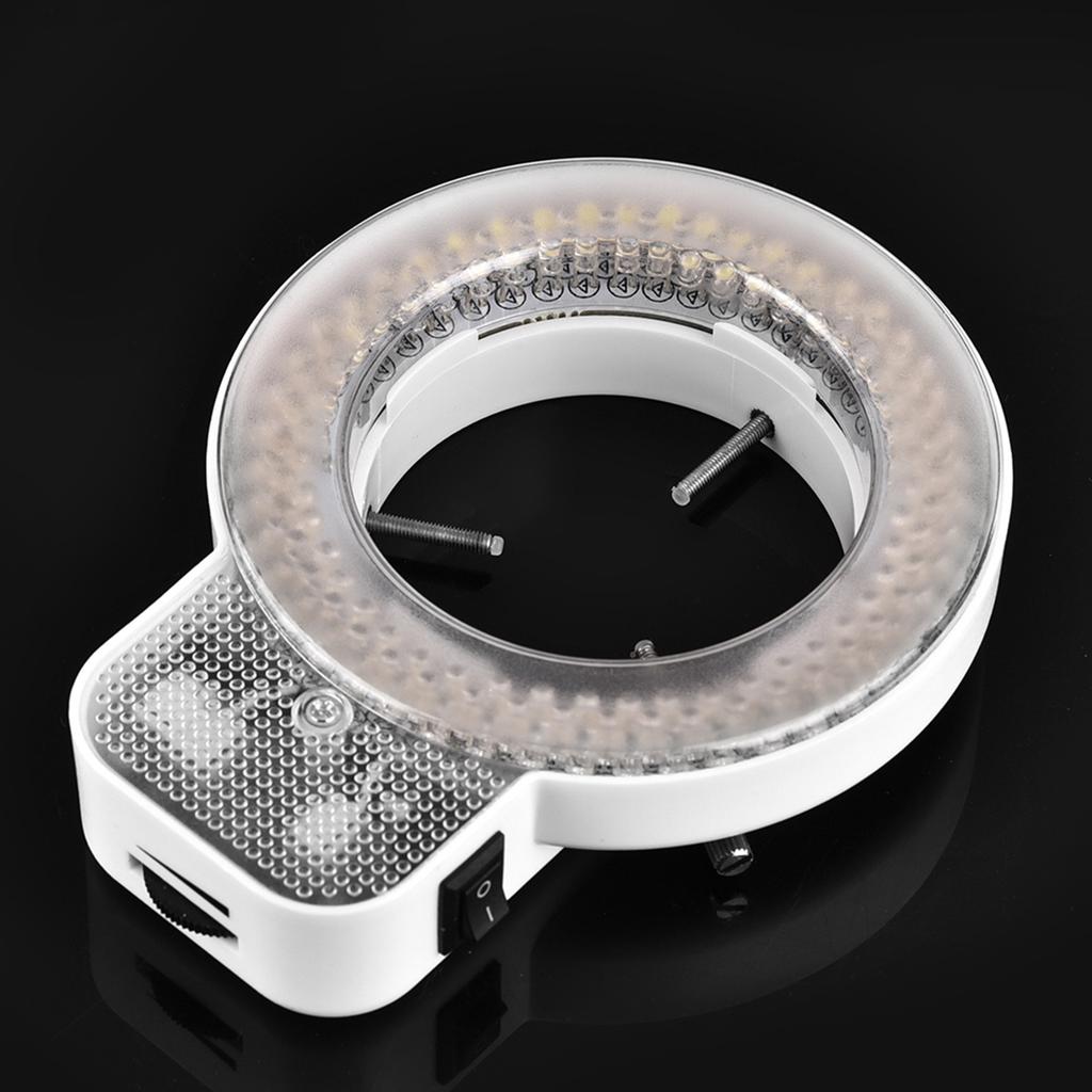 Mikroskopkamera 144 LED-Perlen Lichtquelle Helligkeit einstellbar Ringlampe
