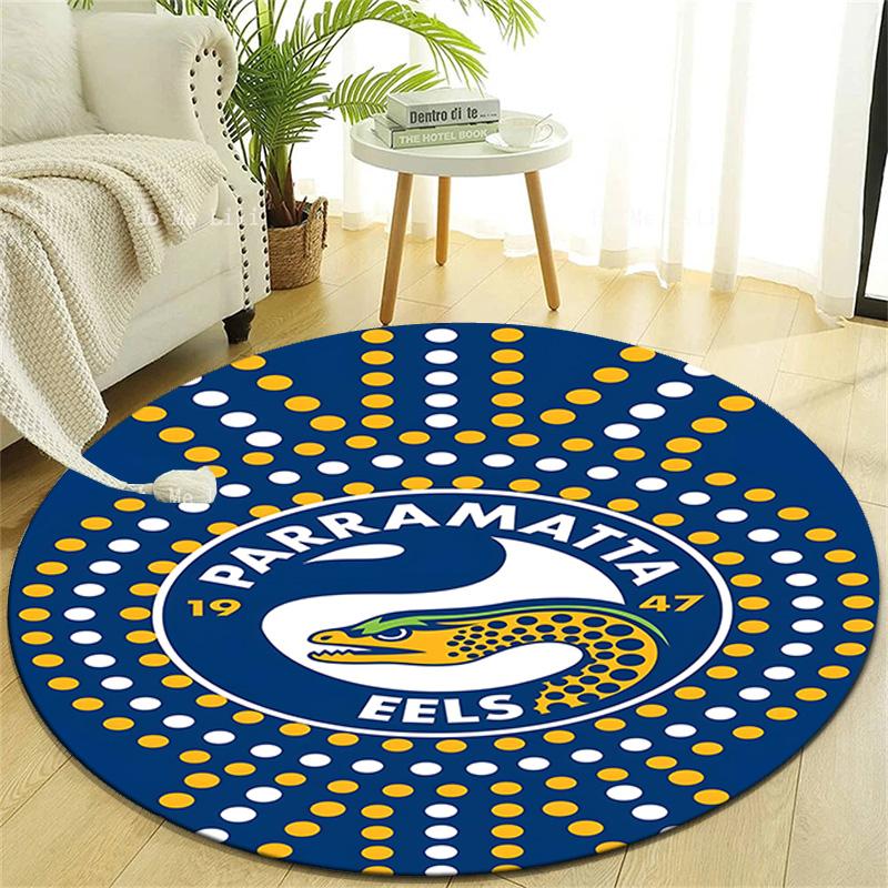 1pc Football Team (20) Design Printed Area Round Carpet for Bedroom Living Room Home Decor Rugs Mat Non Slip Mat Rug for Bedside