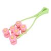 Face Roller Multiple Rollers Concave Convex Particles Comfortable Handle Multiple Rollers V Shaped Face Massager