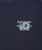 DISCOVERY EXPEDITION Unisex Heavyweight Small Letter Short Sleeve T-Shirt (D/Navy)