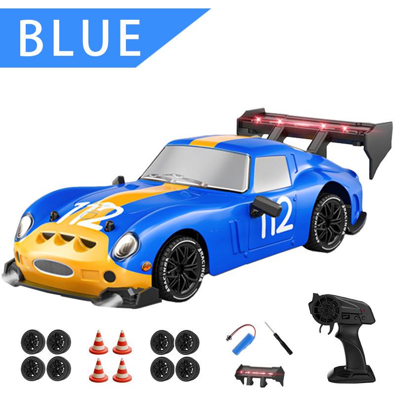 High-Speed 4WD RC Drift Car with Lights - Remote Control Racing Model