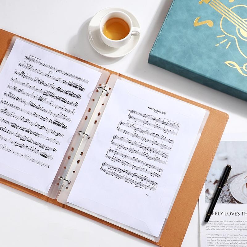 Paper Document Storage Folder Music Sheet File Holder Home School Office Supplies Piano Score Folder A4 Size 40 Pockets