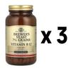 Solgar Brewer's Yeast 7½ Grain Vitamin B12 250 Tablets 3 Pcs