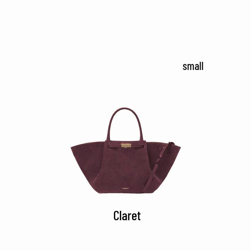 Demellier Geprägte Wildleder Flügeltasche - Retro Herbst/Winter Handtasche & Schultertasche