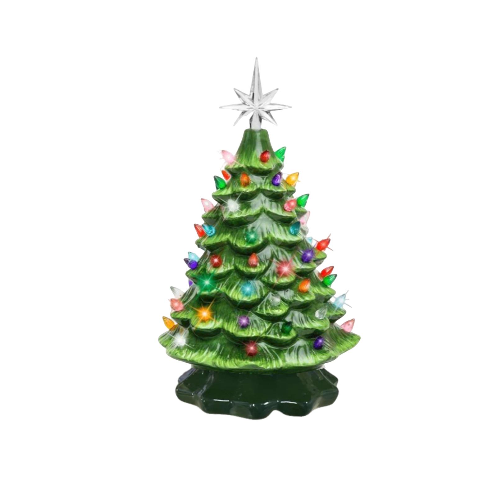 Christmas Glowing Christmas Tree Box Room Decoration One Size зелёный