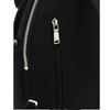 Daks Black Nylon Backpack With Logo Decorate Dcba6e850bk
