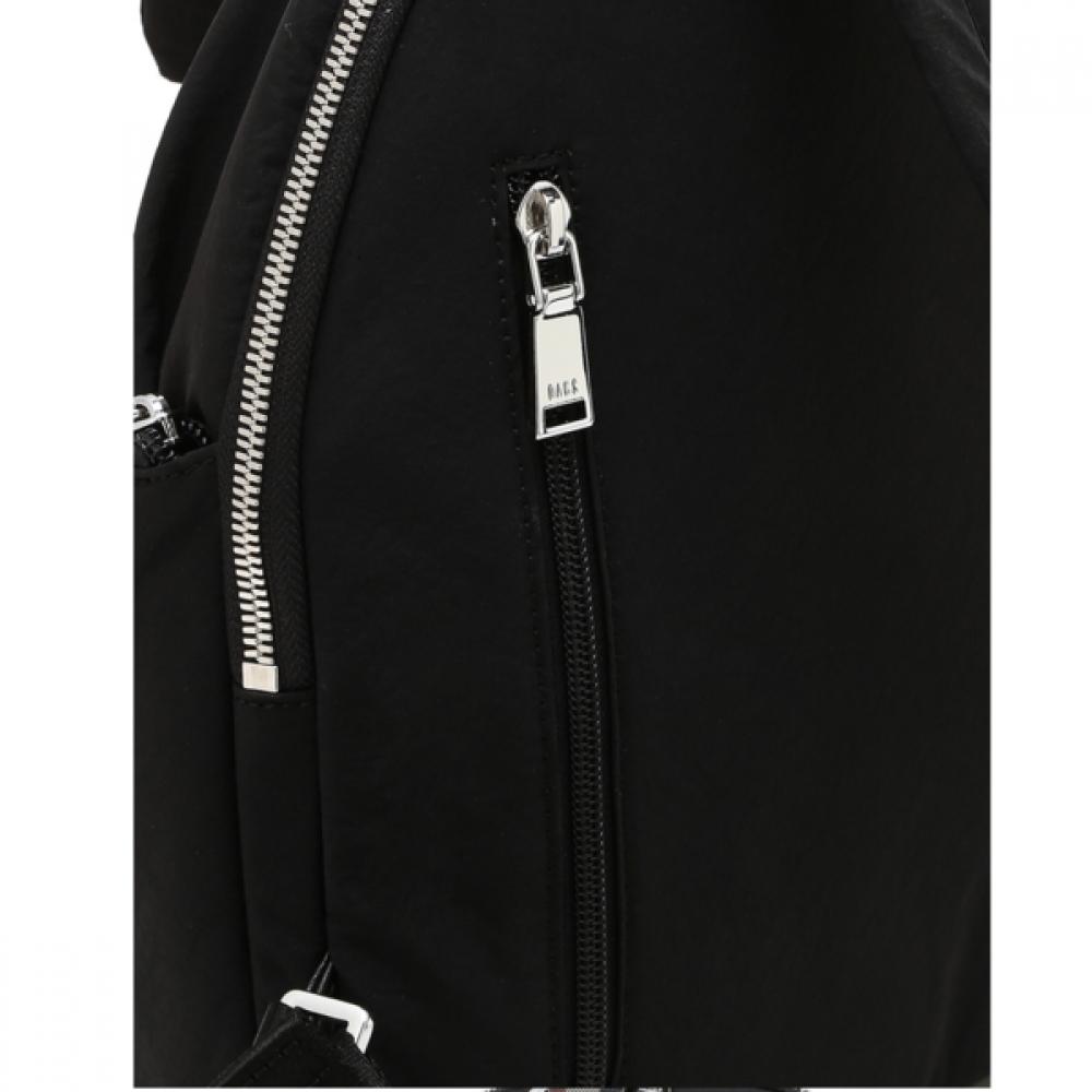 Daks Black Nylon Backpack With Logo Decorate Dcba6e850bk