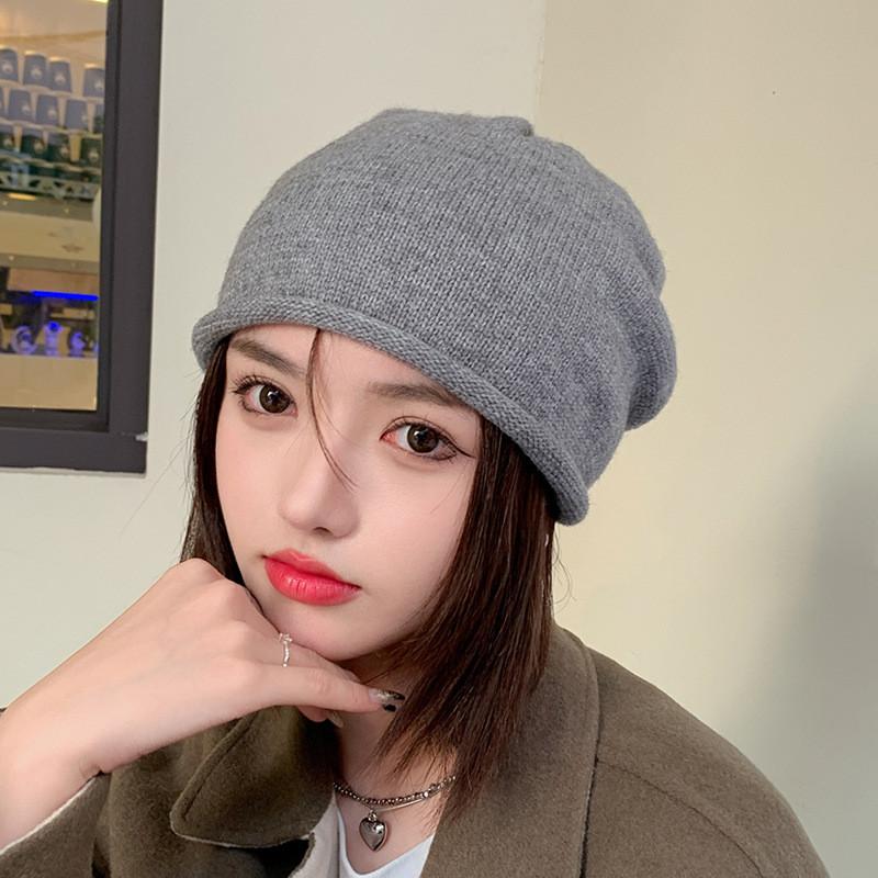Knitted Winter Hat For Women With Drawstring Ear Flap Warmth Comfort