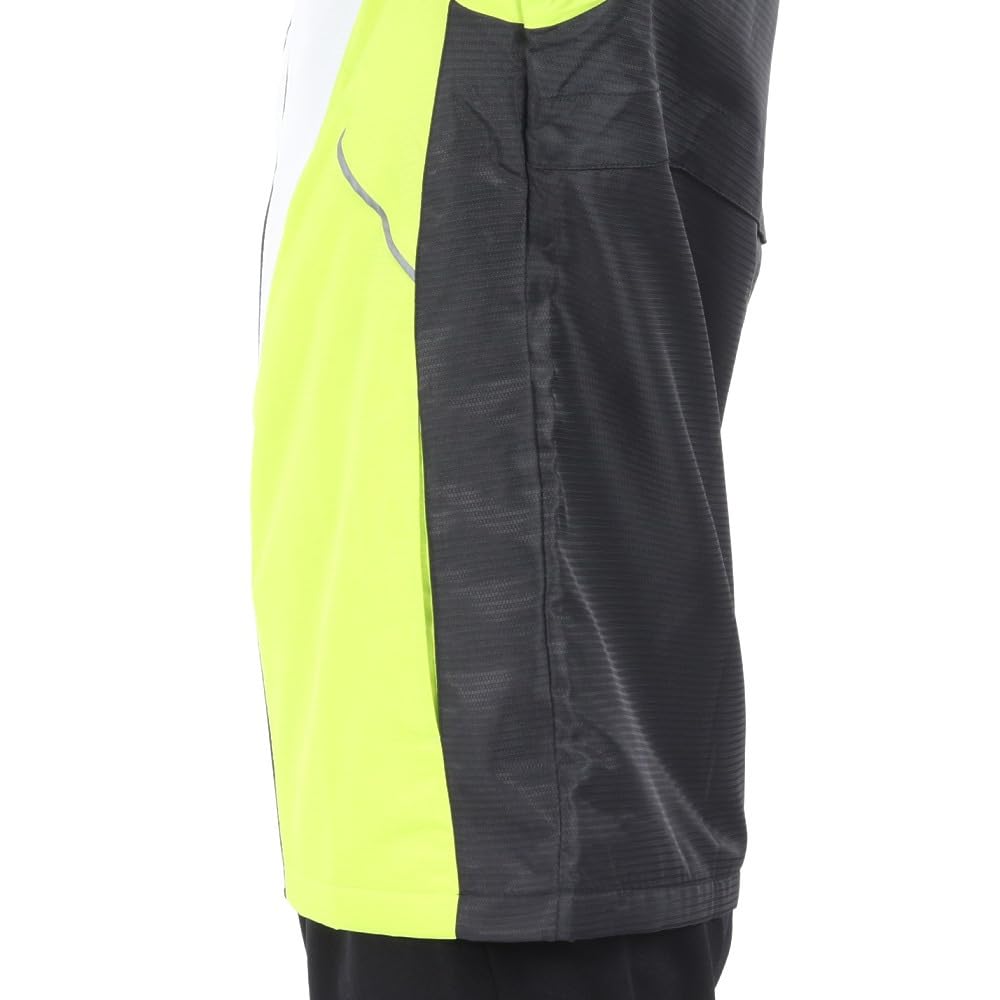 Tennis Wear Active Warmer Jacket Heat Retention Water Repellent 62MEA502 Black X Lime Green S [Mizuno]