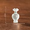 Dollhouse 1PC Resin Ice Transparent Antique Bottle Porcelain Ornaments Dolls House Micro Landscape Decoration DIY Accessories