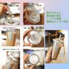 MYEEDA Water Bottle with Made of Plastic Water Tumbler with Large Easy To Stylish Clear Bottle for Girls and High School Transparent Straw, Food-Safe
