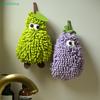 1Pcs Cute Fruit Hand Towel Thickened Chenille Absorbent Towel for For Kitchen and BathroomSoft and Skin Friendly