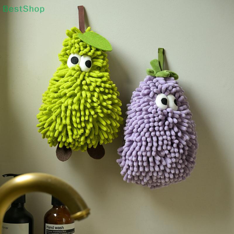 1Pcs Cute Fruit Hand Towel Thickened Chenille Absorbent Towel for For Kitchen and BathroomSoft and Skin Friendly