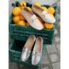 Belle Damen Echtleder Loafer mit Horsebit