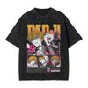 Washed T Shirt Denji Anime Chainsaws Unisex Hip Hop Vintage TShirt Oversize Streetwear  Cotton Printed Tee Shirt Unisex Women