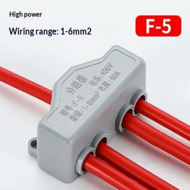 Compact Splice Electrical Connectors High Power Conductor Flame Retardant Insulated for Commercial Building Wiring Jobs
