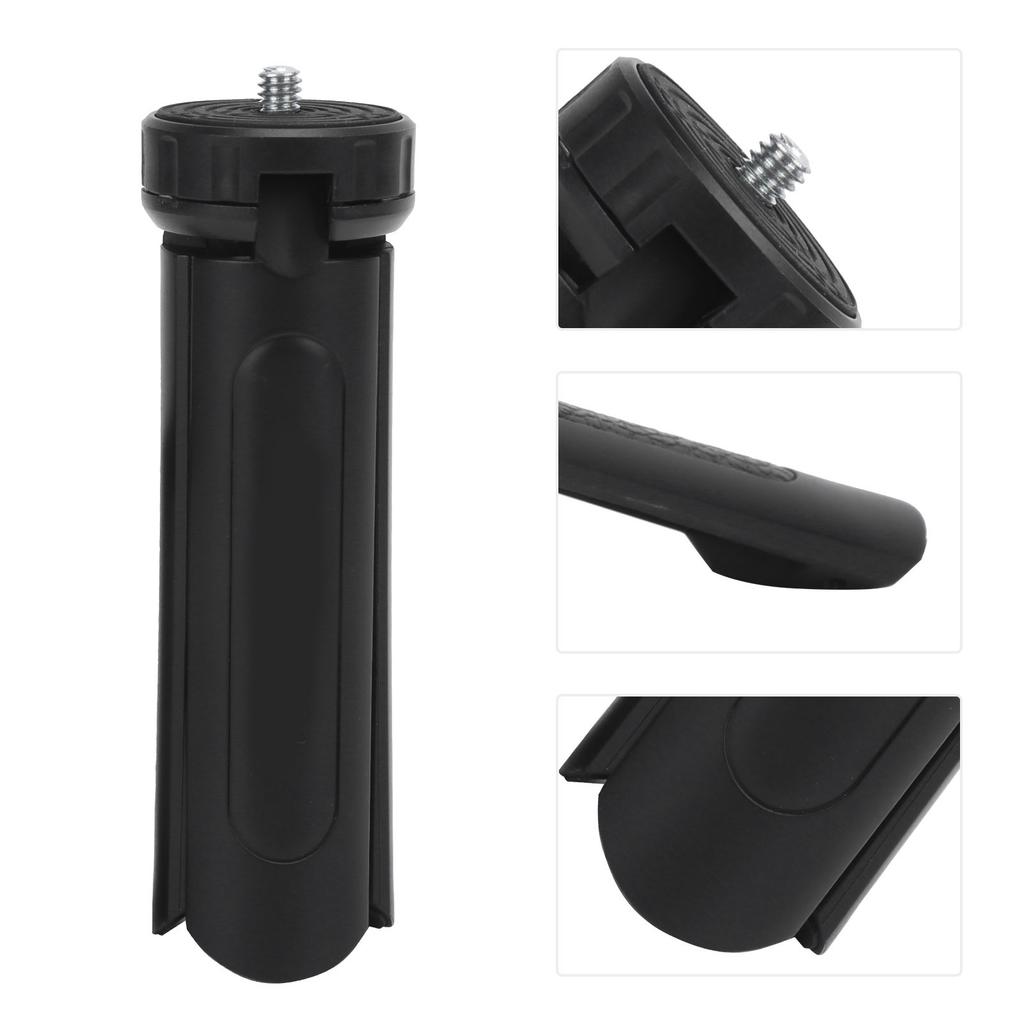Manbily Phone Tripod Mini Desktop Cell Phone Tripod Stand Holder with Cold Shoe for Live Streaming