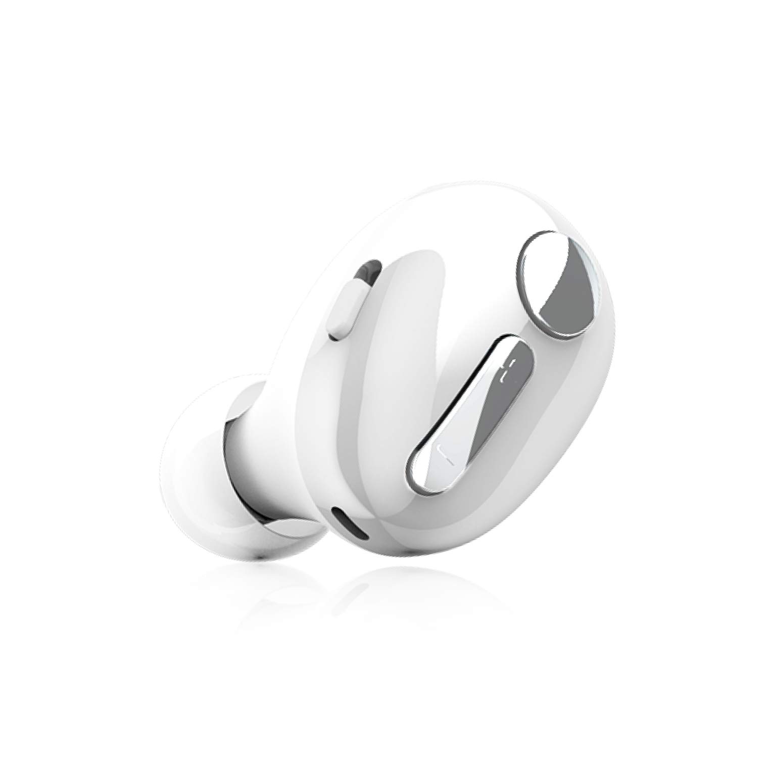 

ELECOM LBT-HSC30MPWH Ultra-Small Bluetooth Hands-Free Headset for Calls and Music, Multi-Function 3-Button + 1 Switch Design, White