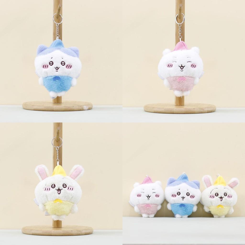 Hachiware Plush Usagi Pendant Pp Cotton Chiikawa Toy Keychain For Toy Collectors