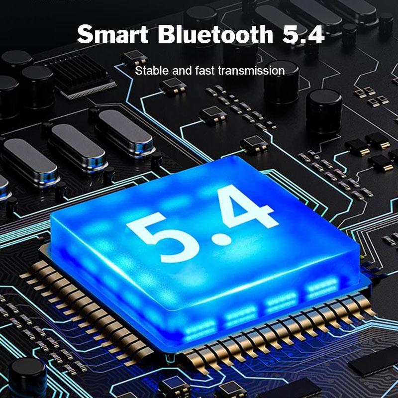 Business Bluetooth Kopfhörer mit 2 Stück austauschbaren Batterien, Geräuschunterdrückung, HD-Anrufe, Vibrationserinnerung Headset