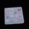DIY Small for Butterfly Shape Hairpin Silicone Epoxy Mold DIY Keychain Pendant Jewelry Crafting Mould for Valentine Gift
