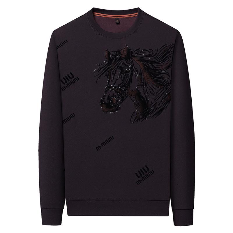 Men's Trendy Long Sleeve T-Shirt Personalized Hoodie