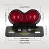 Universal Motorbike License Plate Led Integrated Tail Light Stop Light Lamp LED Brake Tail Lights With License Plate Lights