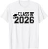 Class of 2026 High School Senior Graduation Cap Varsity Unisex T-Shirt