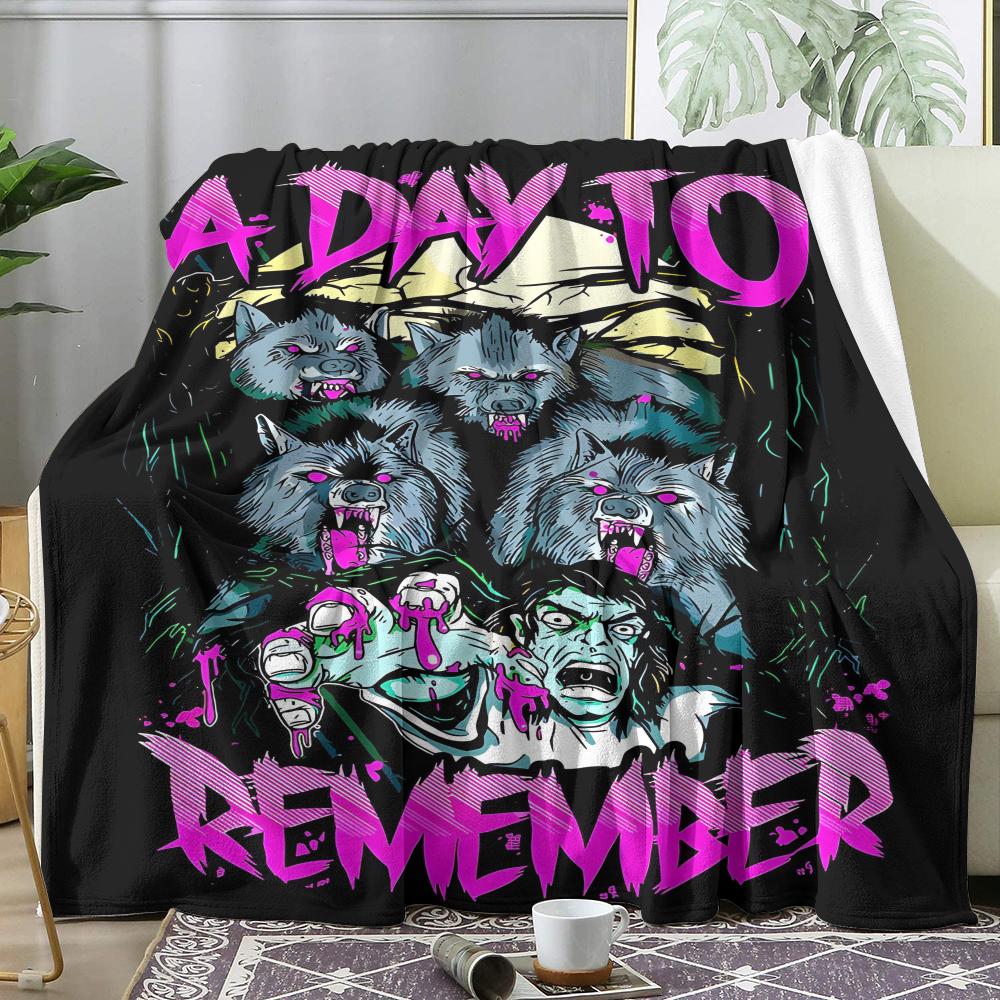 A Day To R-Remember Throw Soft Flannel Throw Summer Ac Blanket Lightweight Cool Nap Blanket For Sofa Bed Couch Travel