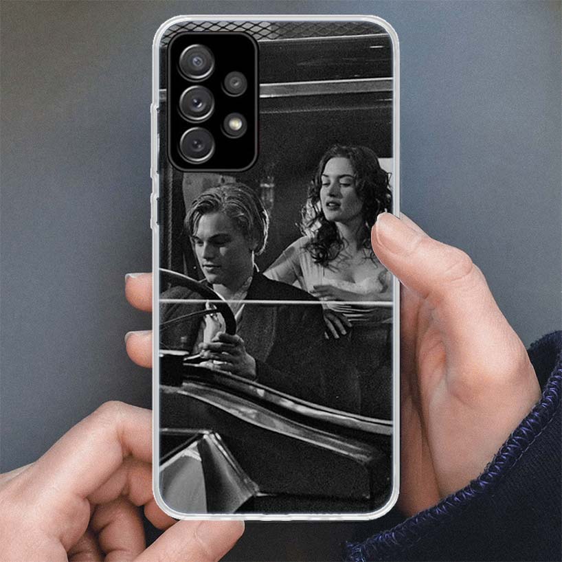 Titanic Movie Rose Jack Phone Case For Samsung Galaxy A15 A55 A14 A54 A13 A53 A12 A52S A25 A24 A35 A34 A23 A33 A22 A32 A04S A03S